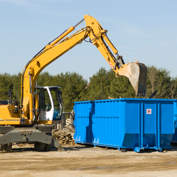 are there any restrictions on where a residential dumpster can be placed in Webb NY